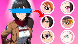 CAN YOU GUESS THE ANIME CHARACTER BY THEIR EYES? || ANIME QUIZ