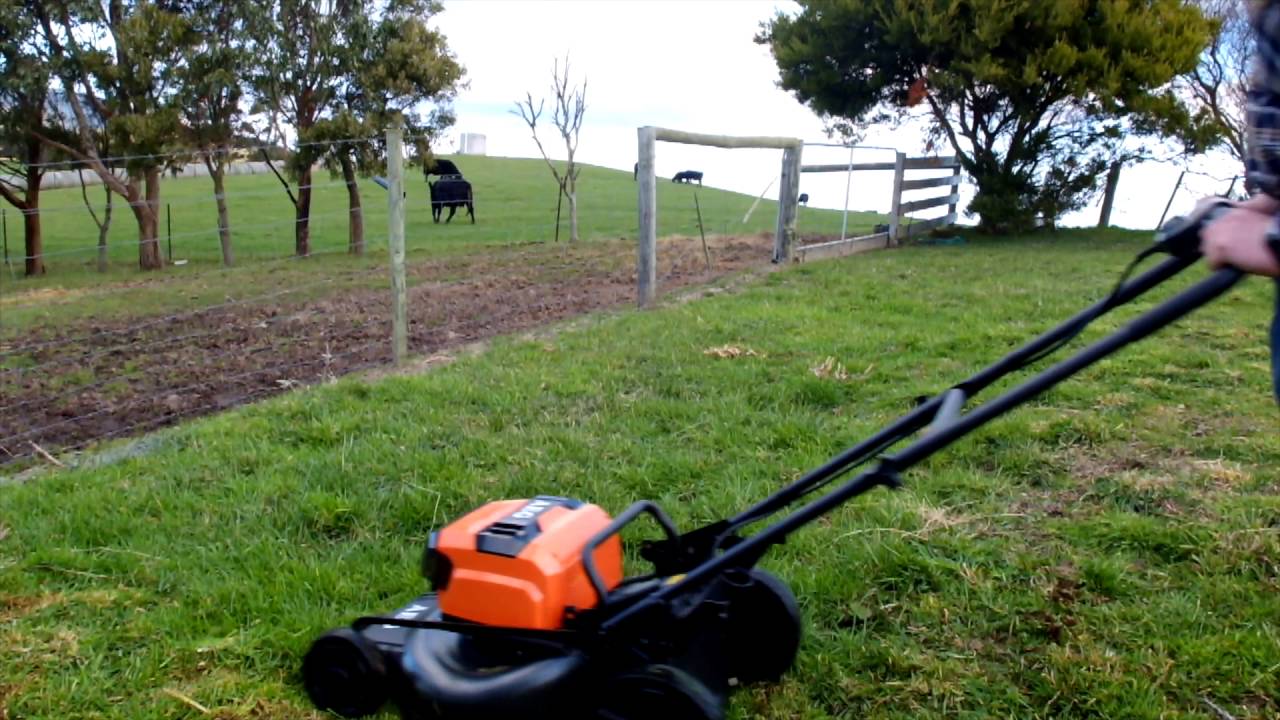 AEG 58v Mower and Line Trimmer Review YouTube