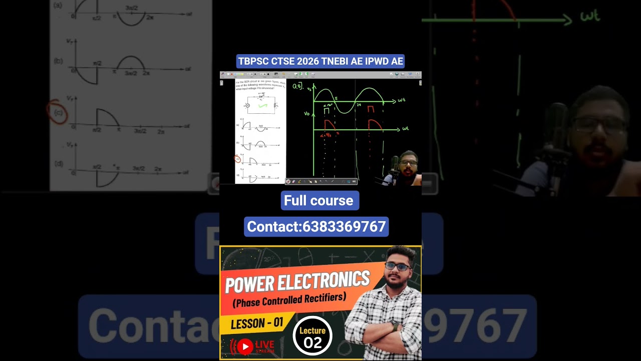 TNPSC CTSE 2026 - power electronics #5 #Shorts # gate #tnpscctse #tnpscae#tnebae