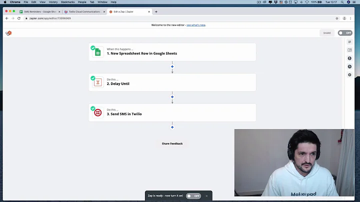 SMS Reminders with Zapier + Twilio   Ben Yoskovitz
