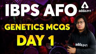 IBPS AFO Preparation | Genetics MCQs | Day 1