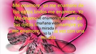 Video thumbnail of "los Vasquez _   Me enamore de ♫♫ New ♫♫( xinithaxz te kiero mucho) letra"