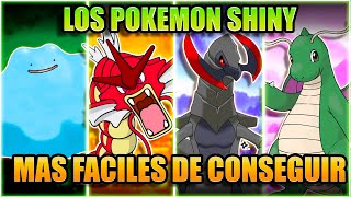 Los POKÉMON SHINY MAS FACILES de ATRAPAR de CADA GENERACIÓN