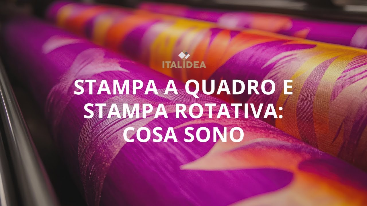 Stampa a quadro e stampa rotativa: cosa sono