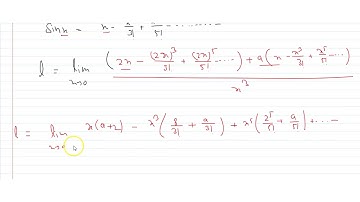 if `L=lim_(x- gt0)(sin2x+asinx)/x^3` is finite then find the value of `a&L`