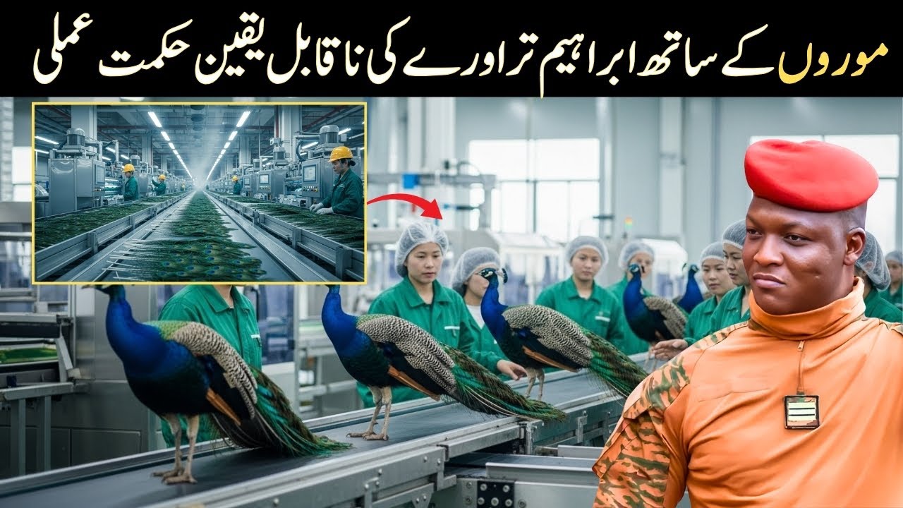 Peacock Farming Secrets | How Ibrahim Traoré Turns Stunning Birds into Profits