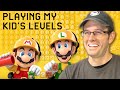 Playing My 3-Year-Old Daughter's Mario Maker 2 Levels