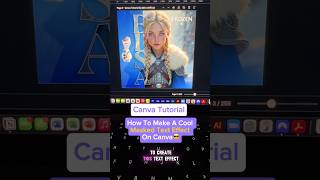 How To Create A Mask Text Effect Using Canva! #canvatutorial
