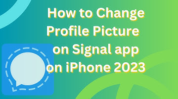 How to Change Profile Picture  on Signal app on iPhone 2023