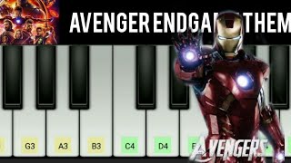 Avenger endgame theme on mobile piano with notes | avenger theme tutorial screenshot 3