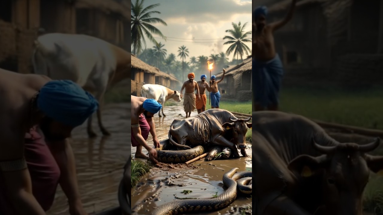 Cow and snake most denger look 