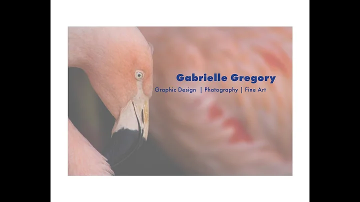 Gabrielle's Graphic Design Portfolio presentation
