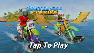 Water Surfer Motorbike Stunts - Android / iOS Gameplay screenshot 1
