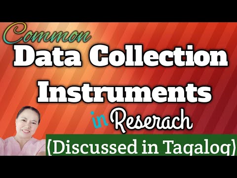 research instrument meaning in tagalog