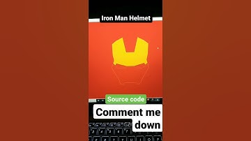 Draw Iron Man Helmet Using Python Programming || MR.ProgHammer