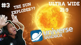 Yuk meledakkan Matahari Universe Sandbox ² part 3 (UltraWide 21:9)