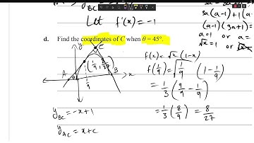 VCE 2017 METHODS EXAM 1 Question 9d