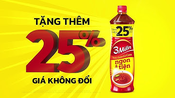 NƯỚC CHẤM CÁ CƠM 3 MIỀN - NGON & TIỆN TẶNG 25% DUNG TÍCH (N6)