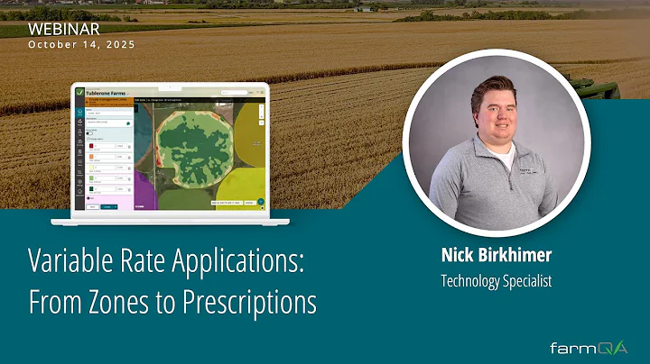 Variable Rate Applications: From Zones to Prescriptions