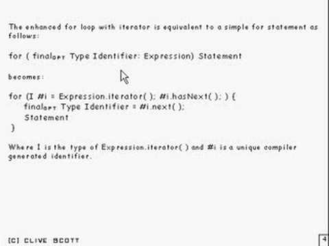 Java Tutorial 13.2 Enhanced for statements Part 2/2
