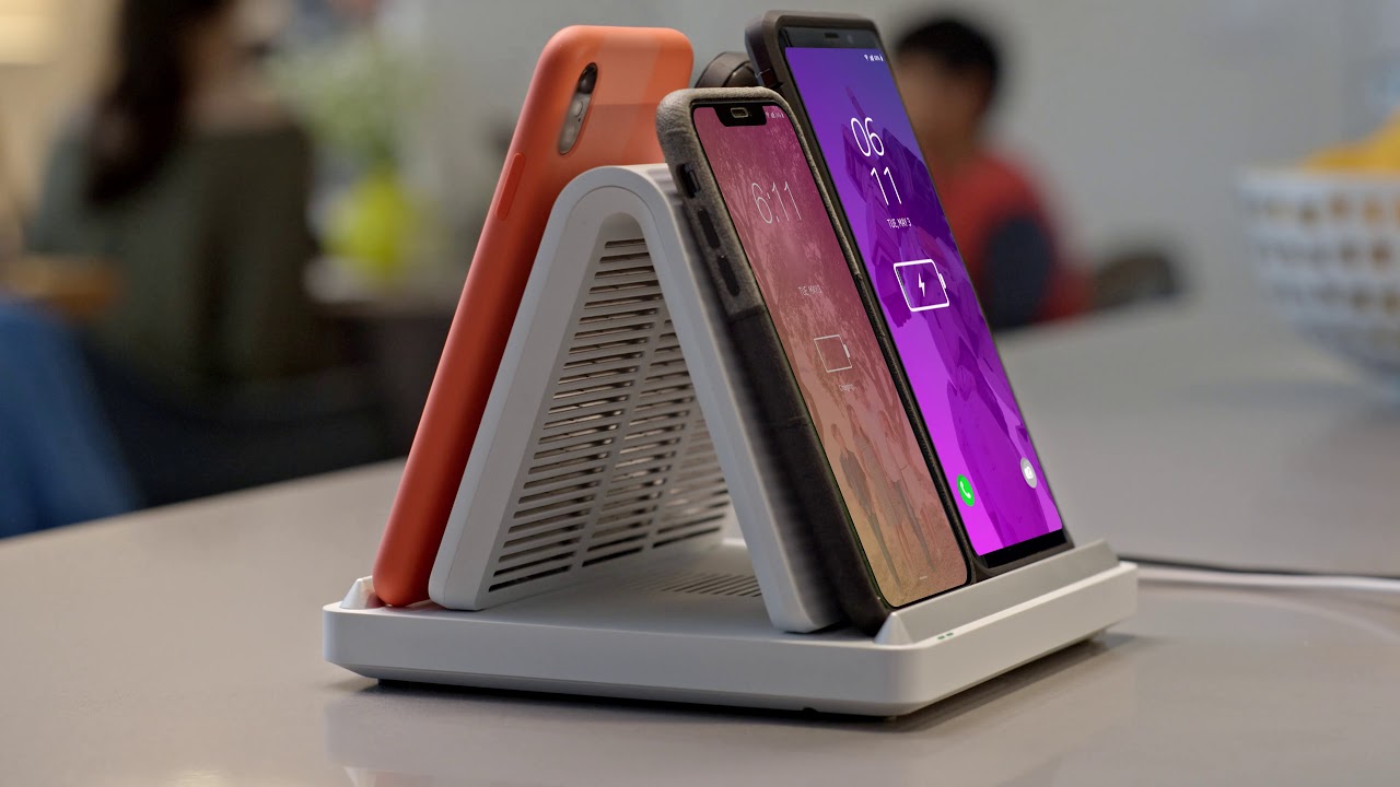 Spansive Source // Multi Device Wireless Charger (White) video thumbnail