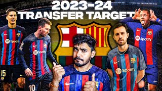 Fc Barcelona Transfer Targets for Summer window 2023 ft. Messi, Victor Roque, Bernardo Silva & more