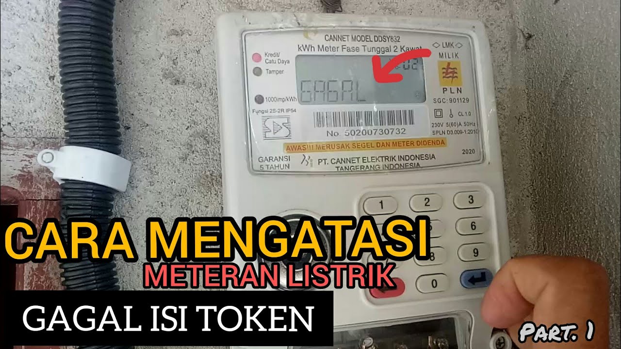 Token listrik gagal terus