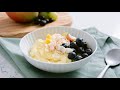 Sake Tapioca Pudding with Fresh Fruit