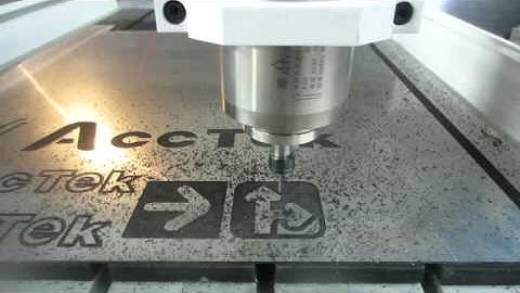Acctek AKG6090 cnc router machine working video