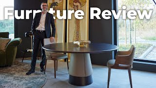 Round DINING TABLE with a conical central base | Discover Hamide