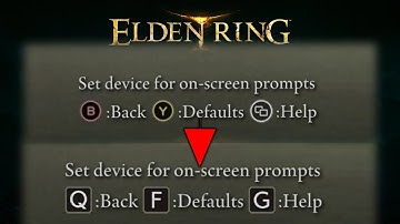 Elden Ring - Change Controller Keybind Icons to Mouse and Keyboard Icons