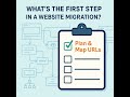 What’s the First Step in a Website Migration?