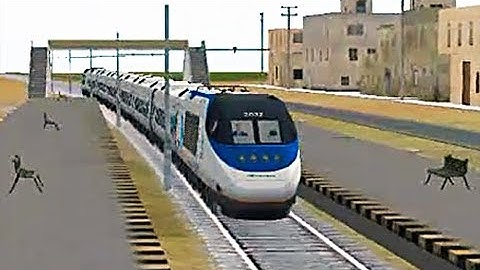 Train Sim - India Using Acela Express - Simulasi Kereta Api