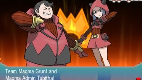 Pokémon Omega Ruby - Tabitha Battle (Meteor Falls)