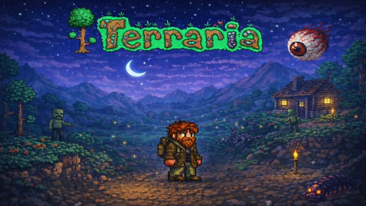 0 часов в террарии | КУБыческий мир глазами новичка | 4