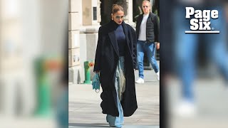 Jennifer Lopez wears a $620 pair of dirty jeans — on purpose — during NYC stroll