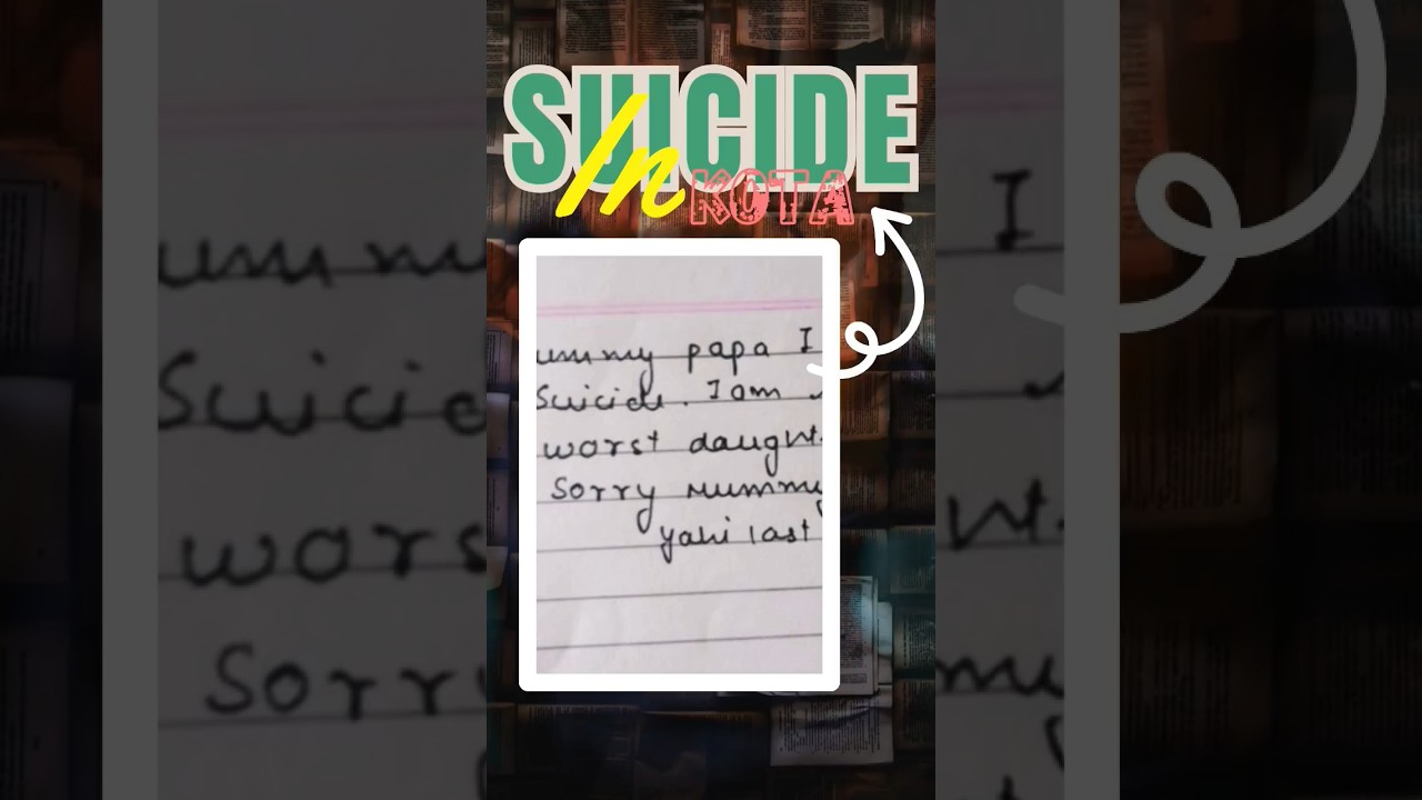 Teen commits suicide in Kota🥺