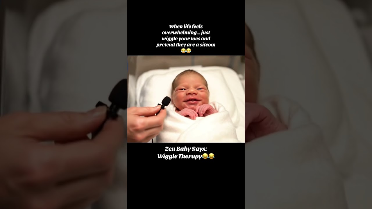 Relax like a baby—wiggle your toes and watch them like it’s Netflix. 