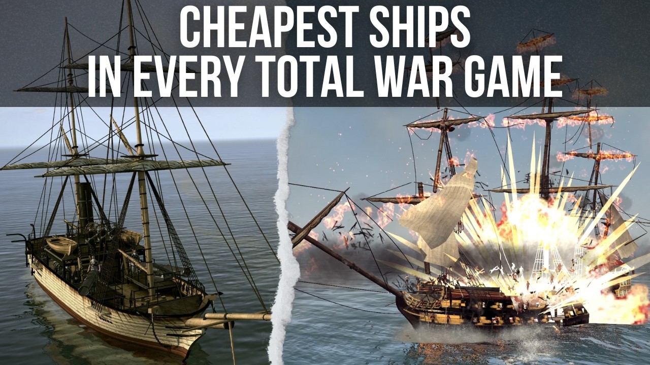 CHEAPEST NAVAL UNITS (SHIPS) in every Total War game