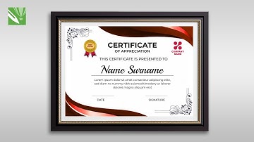How To Design a Certificate in CorelDraw | Certificate Design
