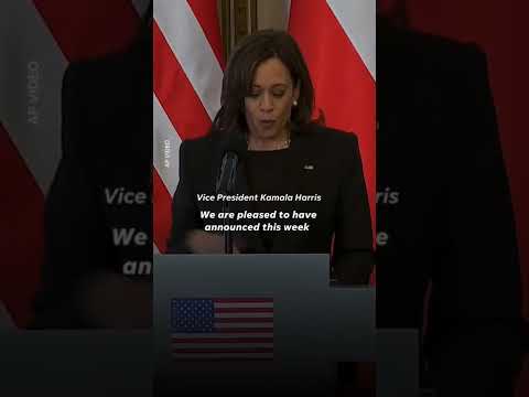 VP Harris recommits to 'ironclad' support of #NATO amid #Russianinvasion of #ukraine #shorts