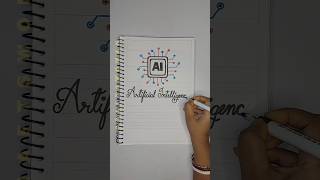 AI (Artificial Intelligence) Coverpage Design Idea #schoolassignment #schoolproject #CoverPage #ai Net Worth