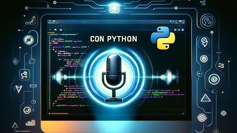 Reconocimiento de voz con Python