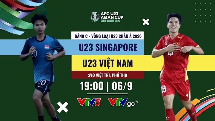 Trailer | U23 SINGAPORE vs U23 VIỆT NAM | 19h00 ngày 06/9, bảng C Vòng loại U23 châu Á 2026