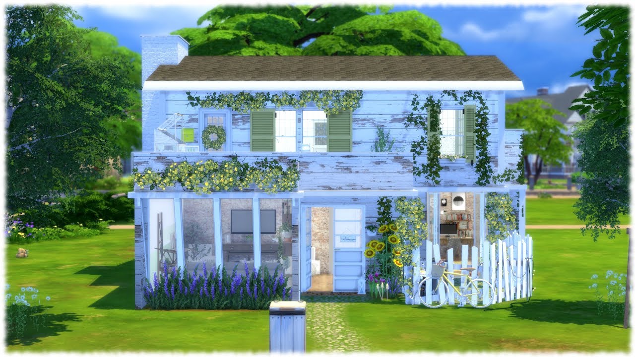 The Sims 4 Speed Build Cute Cottage Youtube