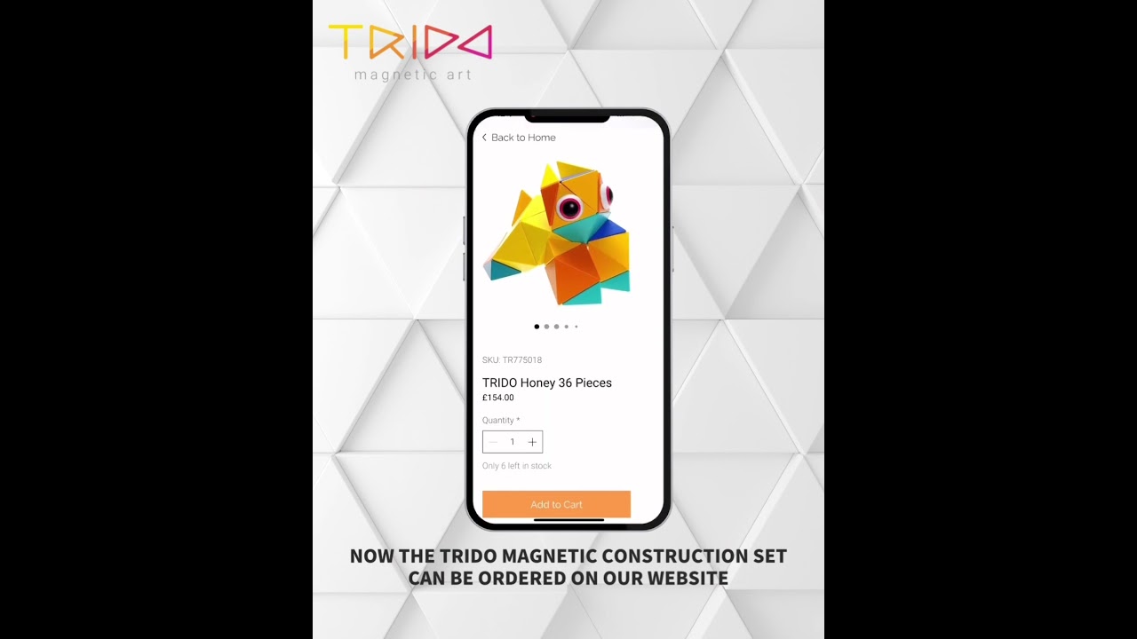 Now the Trido magnetic construction set can be ordered on our website. 