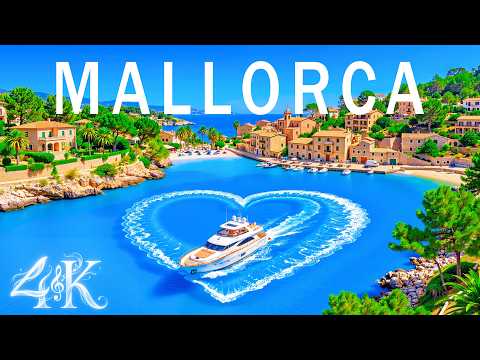 MALLORCA 4K Aerial 🇪🇸 🌊 Crystal Coastlines, Hidden Coves & Mediterranean Island Paradise ☀️