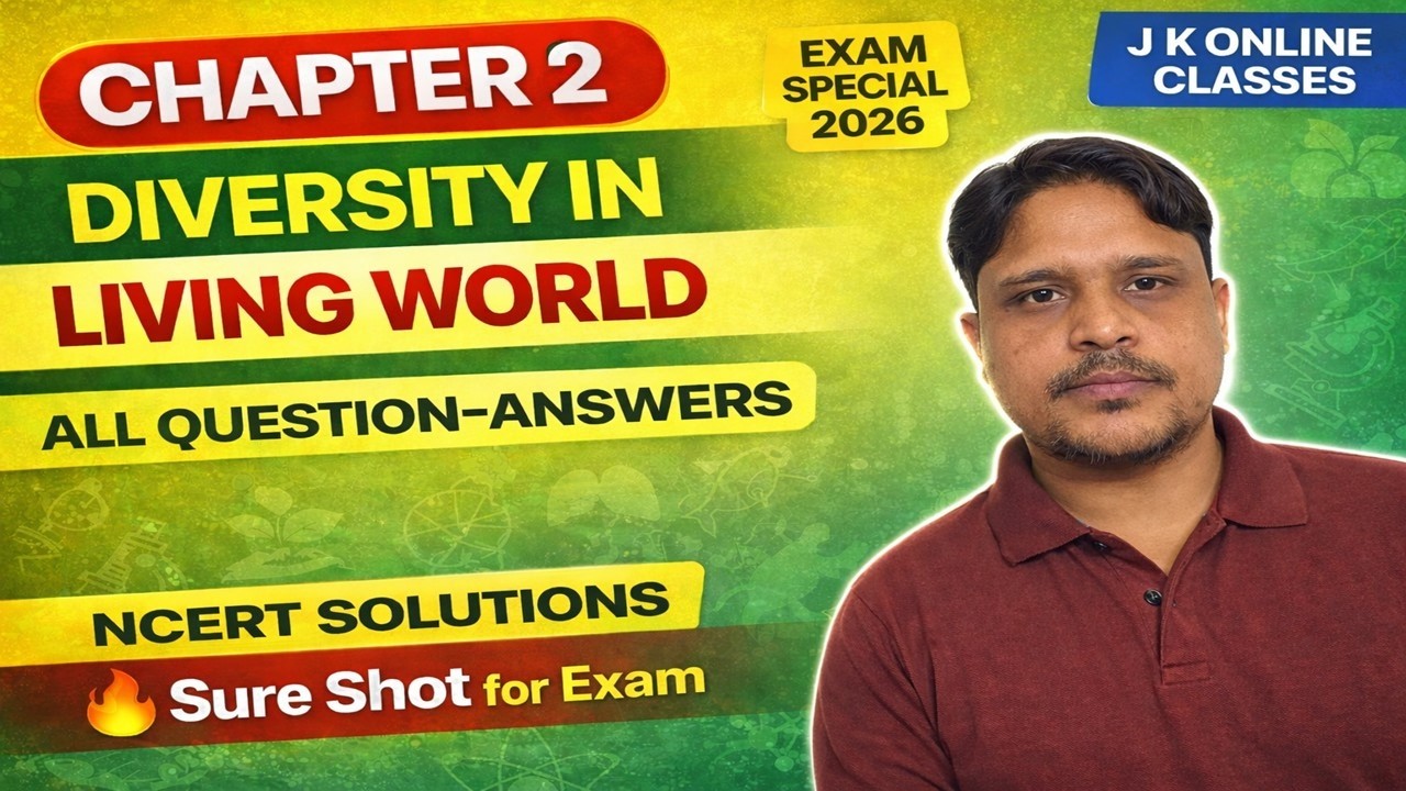 Diversity in the Living World Question Answer #class6 #science NCERT CBSE #jkonlineclasses 2025