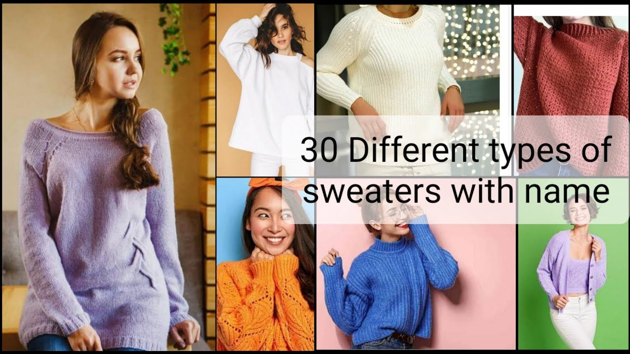 types of sweaters for girls