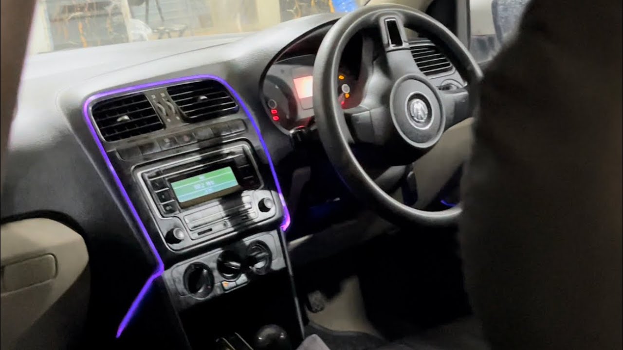 Installing Ambient Light🌈 In Volkswagen polo car🚀 and doing some basic